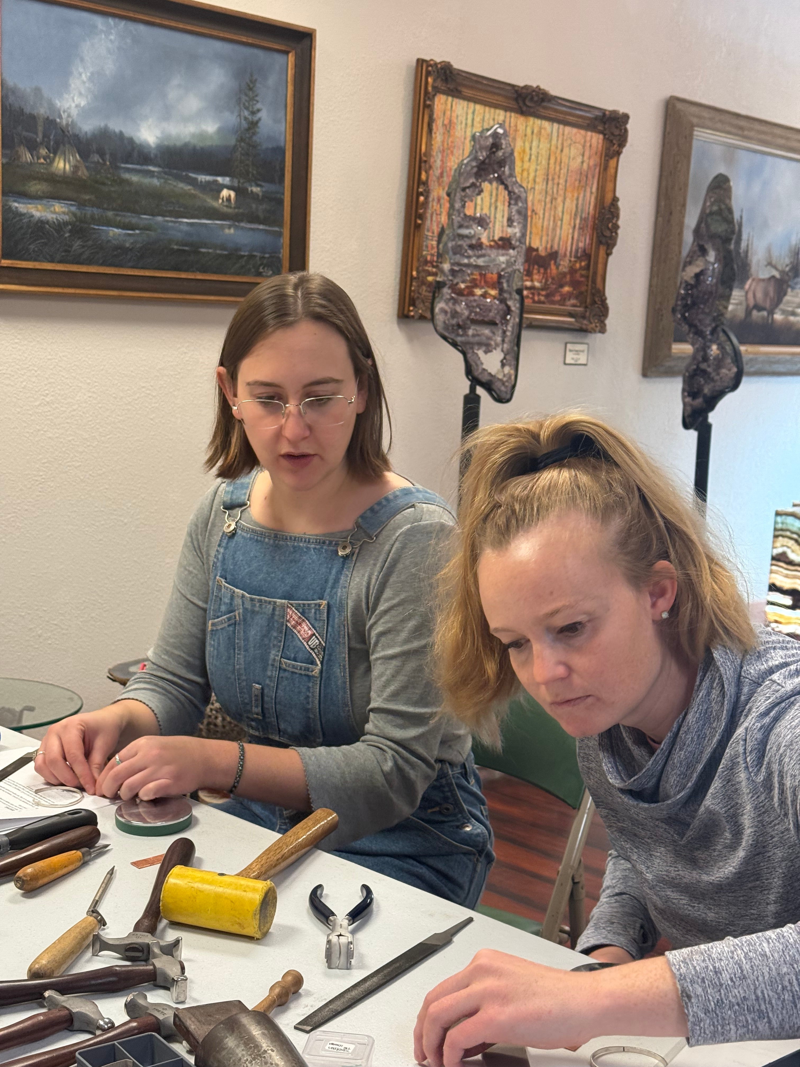 April 18th Silversmithing Workshop in Durango CO | Three Rings Class | Beginner Jewelry Class